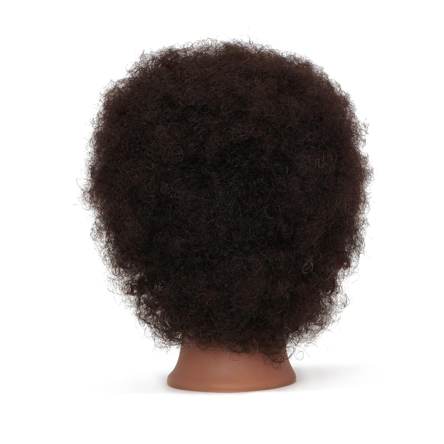 Mannequin Head African American with 100% Human Hair Cosmetology Afro Hair Manik