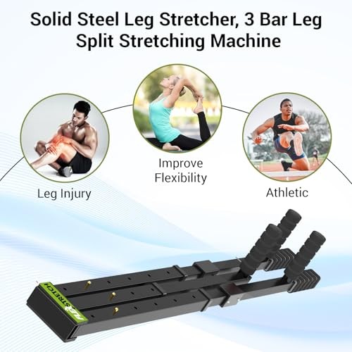 Premium 3-Bar Leg Stretcher Device | Adjustable Flexibility Equipment for
