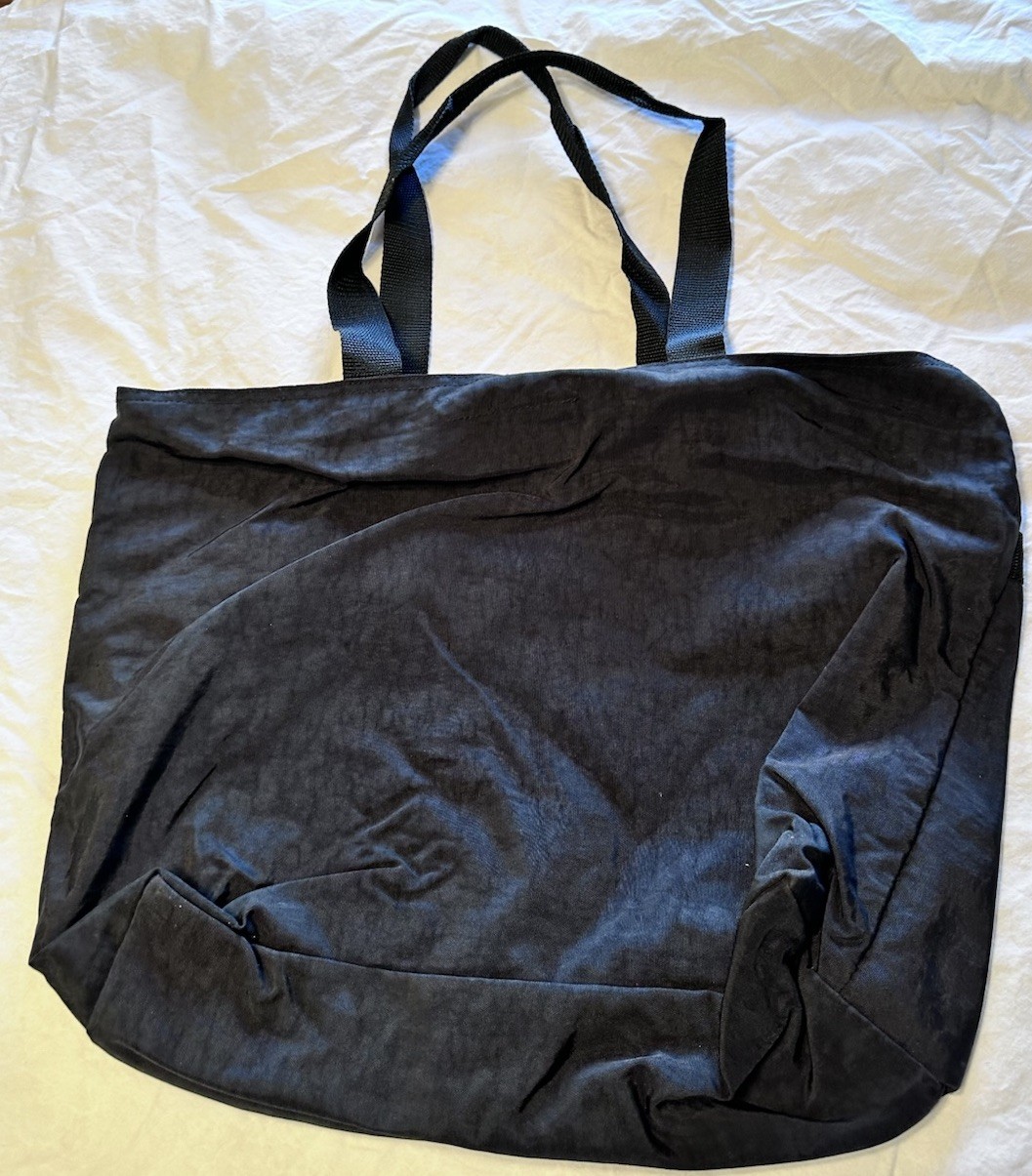 Walt Disney World Large 14" by 13.5" Tote Purse Shoulder Bag Black 90's