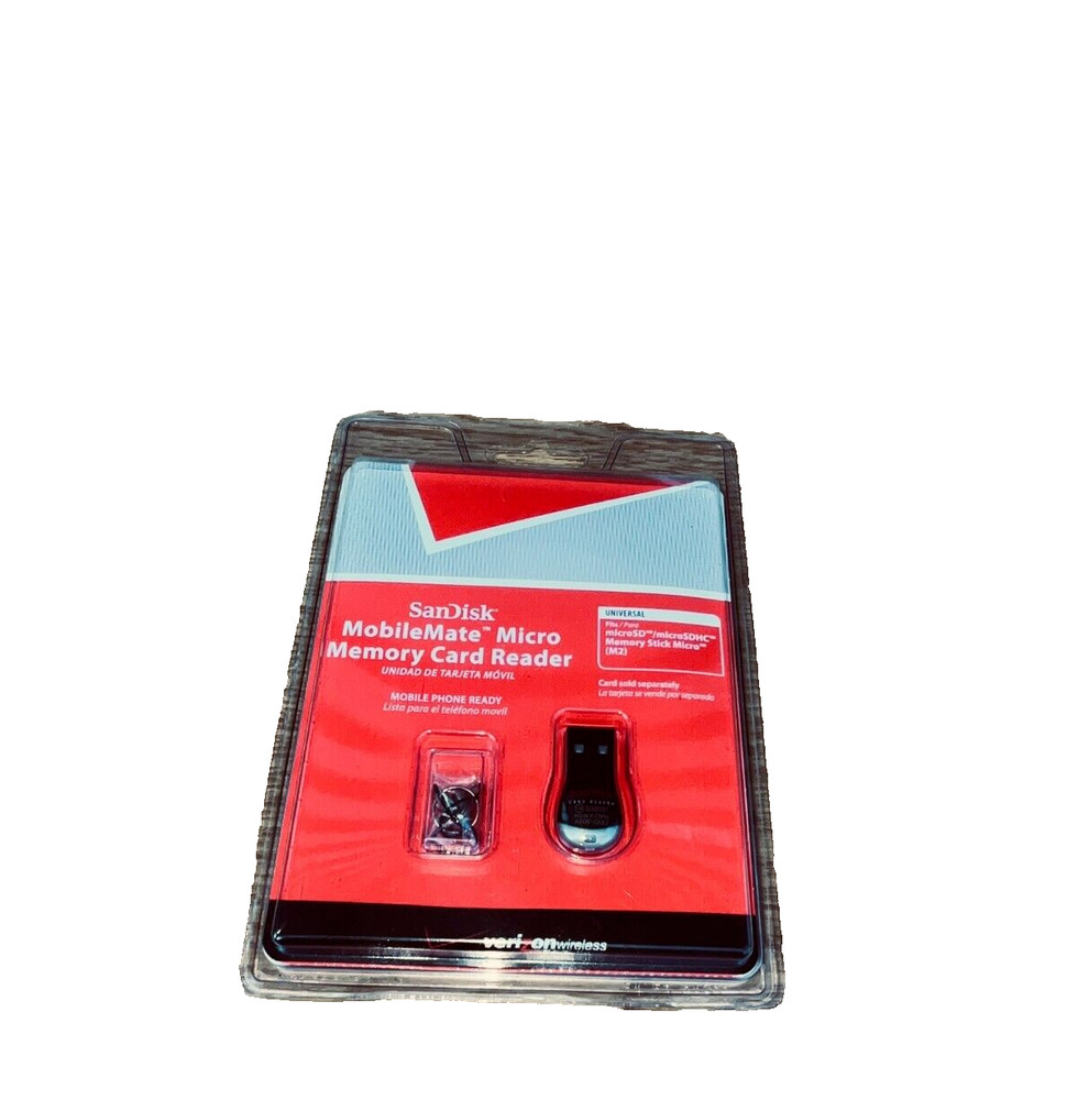 SanDisk MobileMate Micro Memory Card Reader SSDR-121S-V11M. New/Sealed