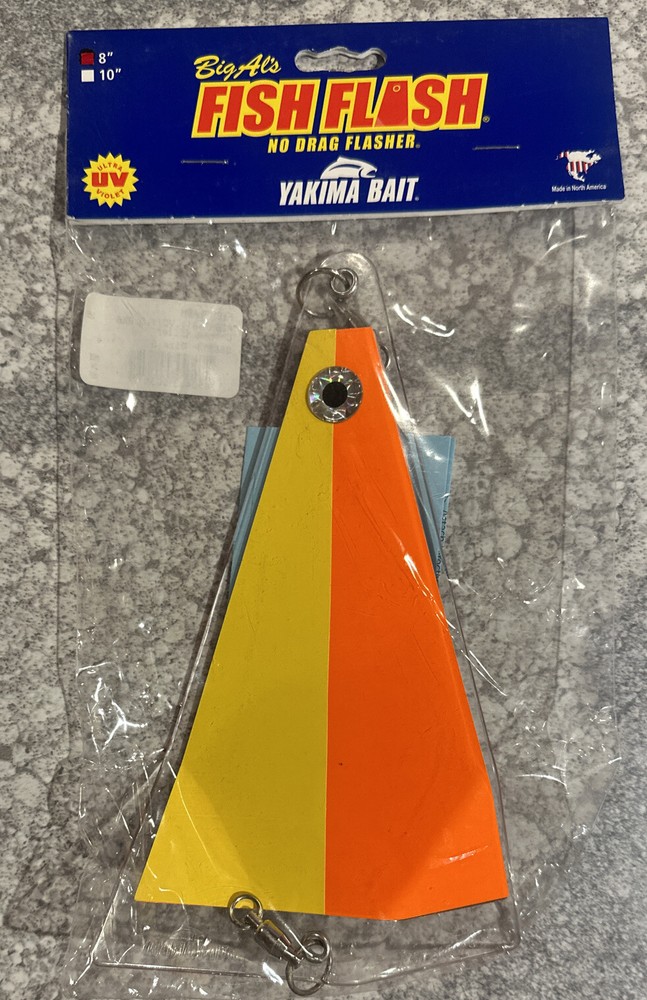 Big Al’s Fish Flash No Drag Flasher Trolling 8” Chrome Killer