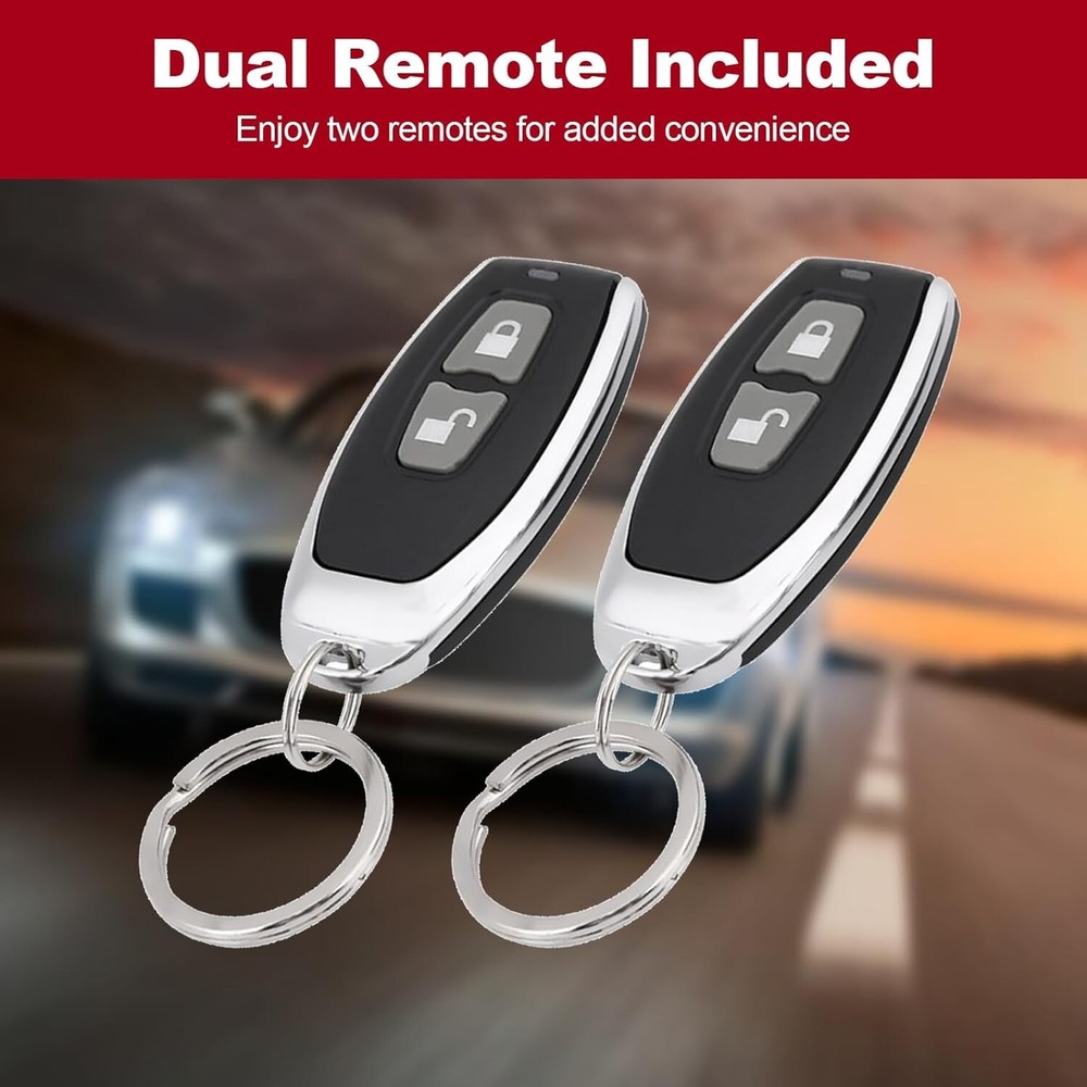 "Car Keyless Entry Kit Security Door Lock Kit, Car Central Locking Kit, Keyles..