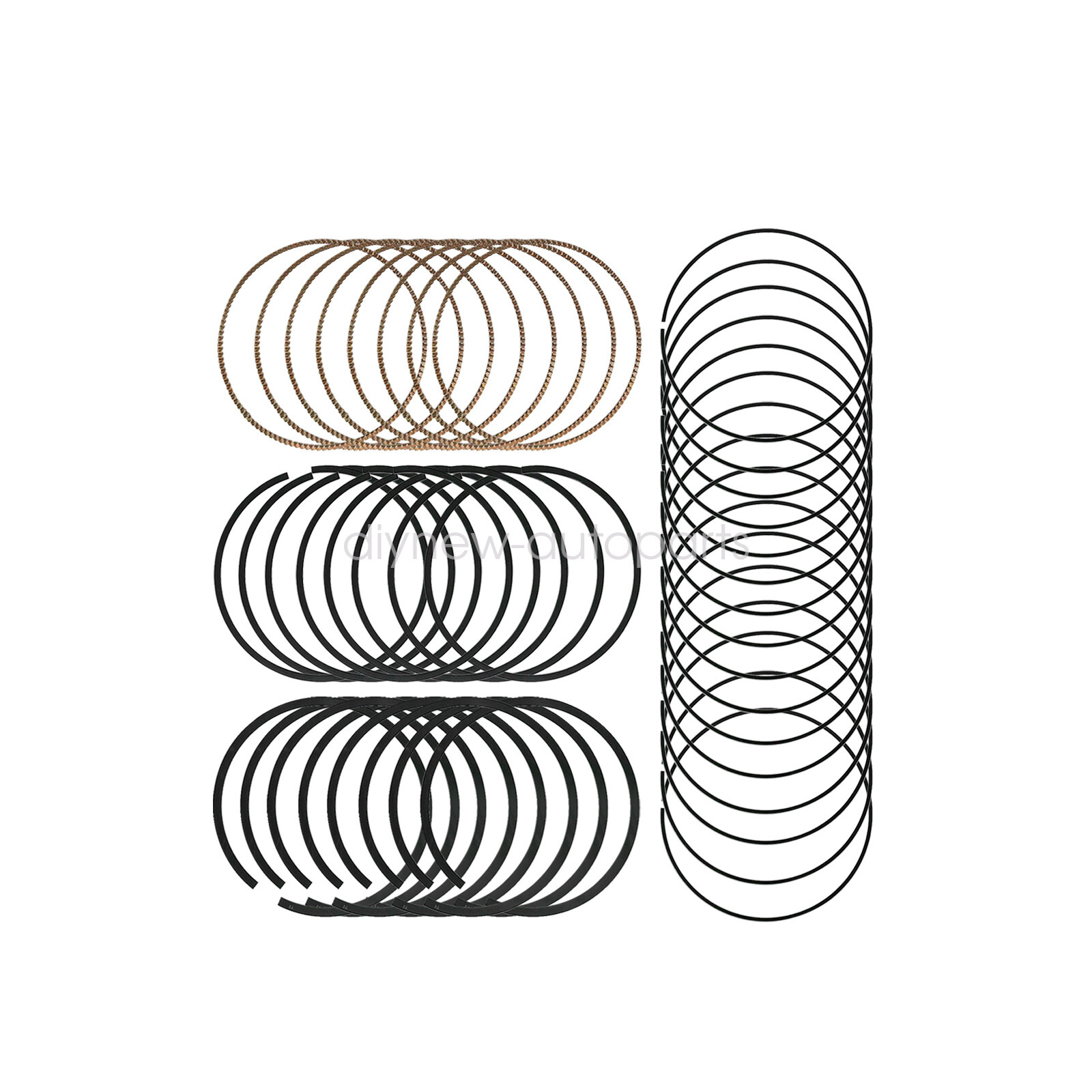 New Piston Rings Fits 09-16 Chrysler Aspen Dodge 1500 2500 Jeep Ram 5.7L HEMI