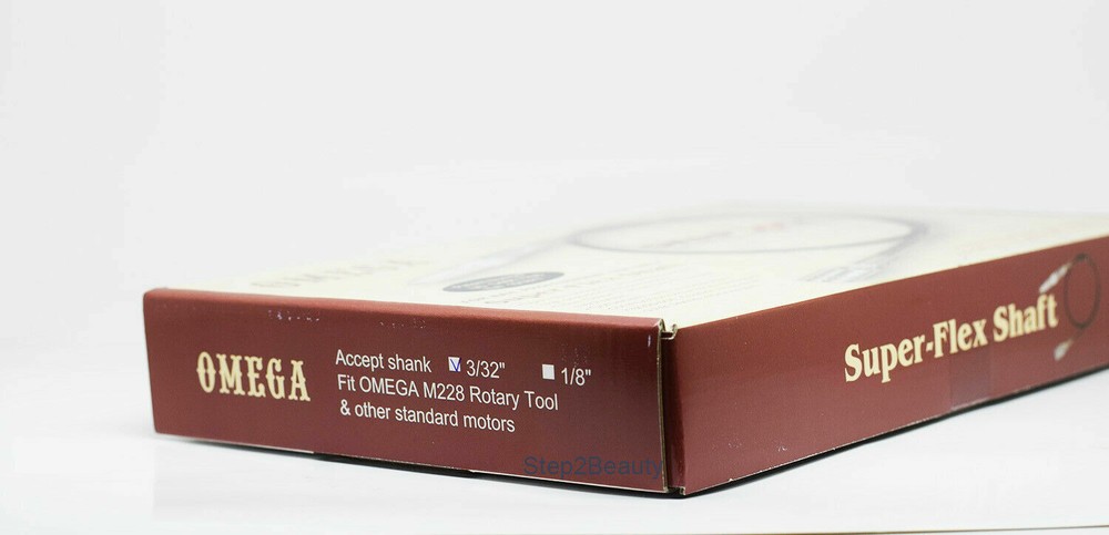 OMEGA Super Flex Shaft 3/32" Shank Snap Lock