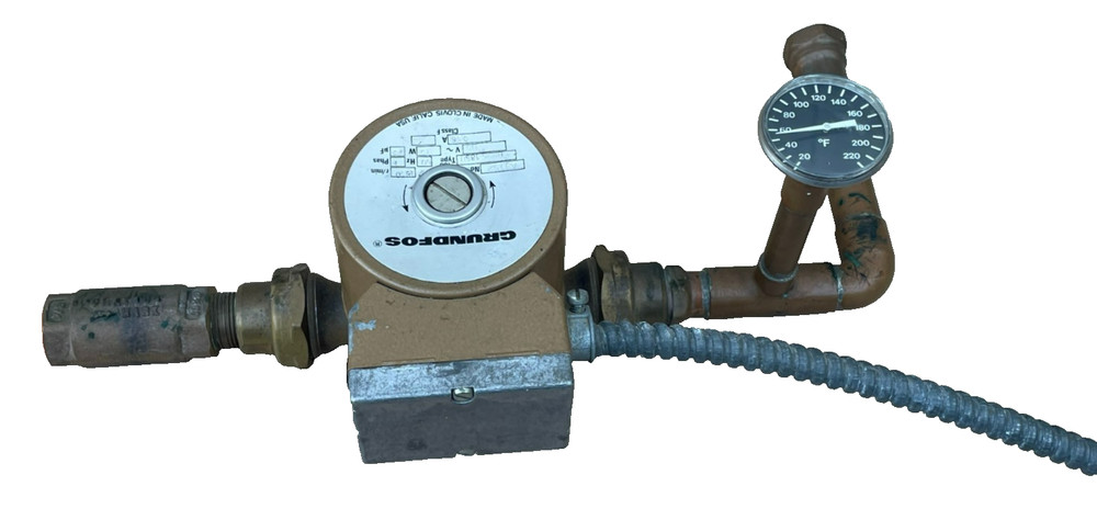 Vintage Grundfos Circulator Pump 115V