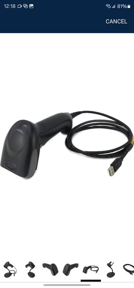 Honeywell Voyager XP 1470G USB 1D/2D Barcode Scanner POS Handheld QR Code Reader