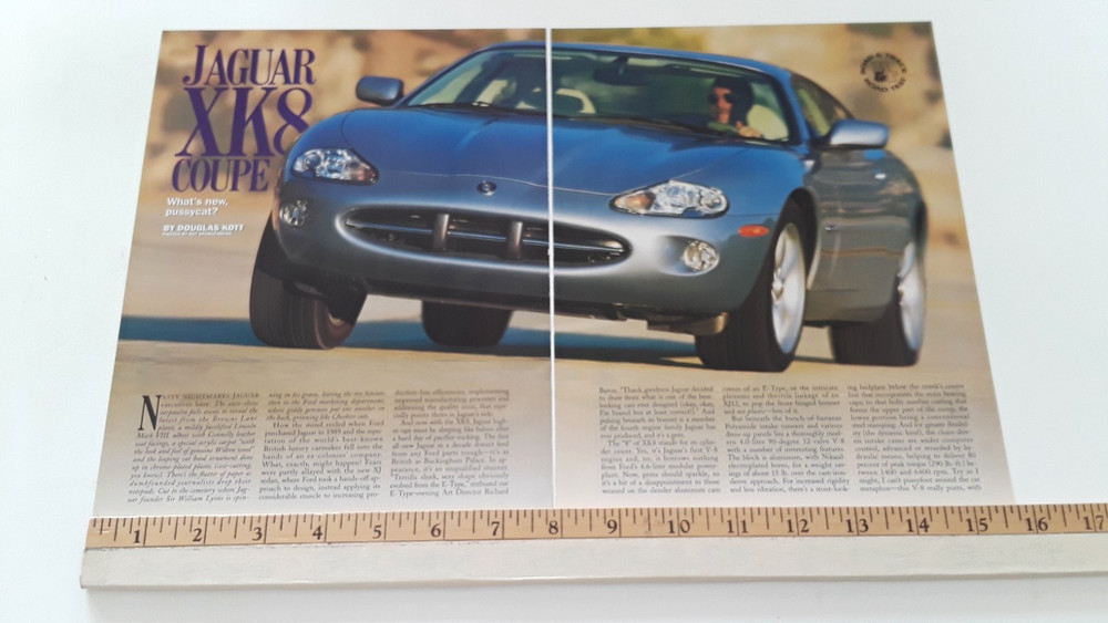 1997 JAGUAR XK8 COUPE  ORIGINAL ARTICLE