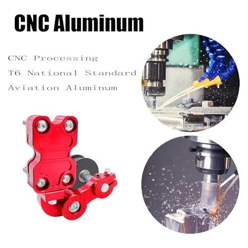 Universal Motorcycle CNC Chain Adjuster Tensioner Modified Accessories Red