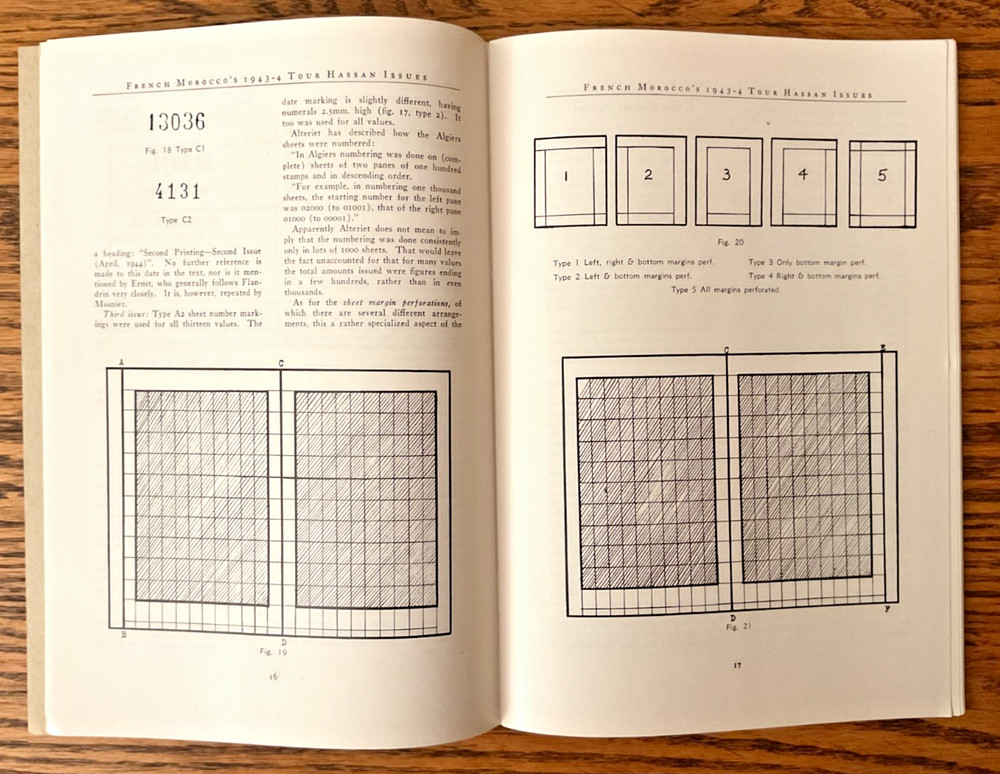 French Morocco The 1943-44 Tour Hassan Issues by Charles Neidorf Sc#178-196 VF