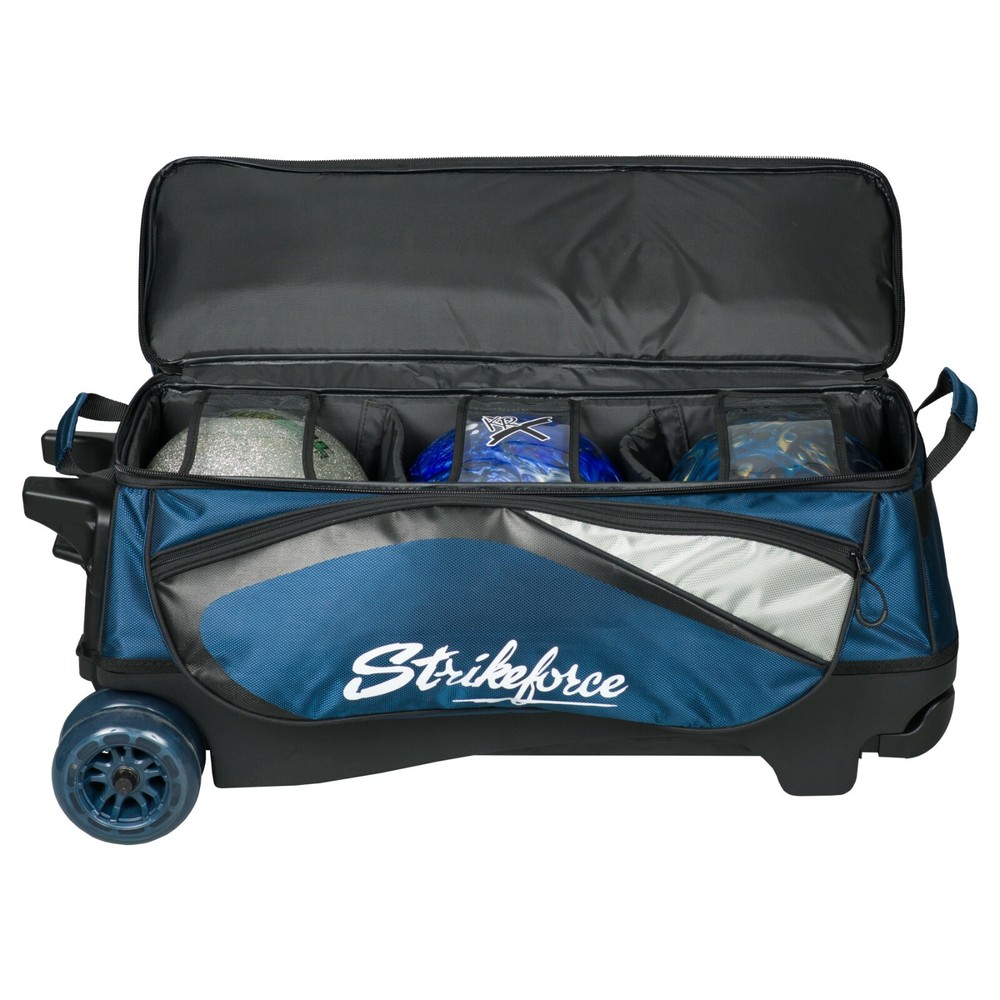 KR Strikeforce Drive Navy 3 Ball Roller Bowling Bag