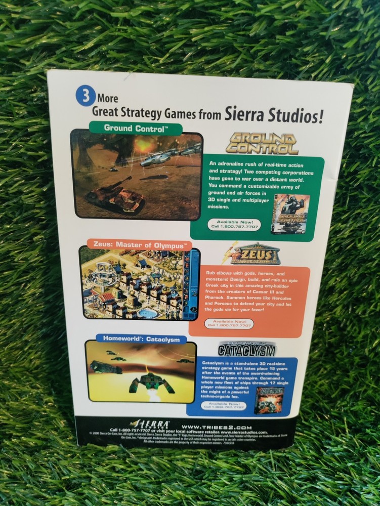 Tribes 2 PC Game (2001) Instruction Manual Only NO GAME