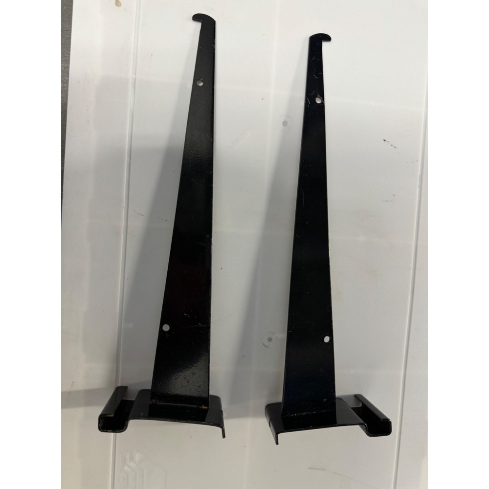 GRIDWALL SHELF BRACKET black 12″ (4pk)