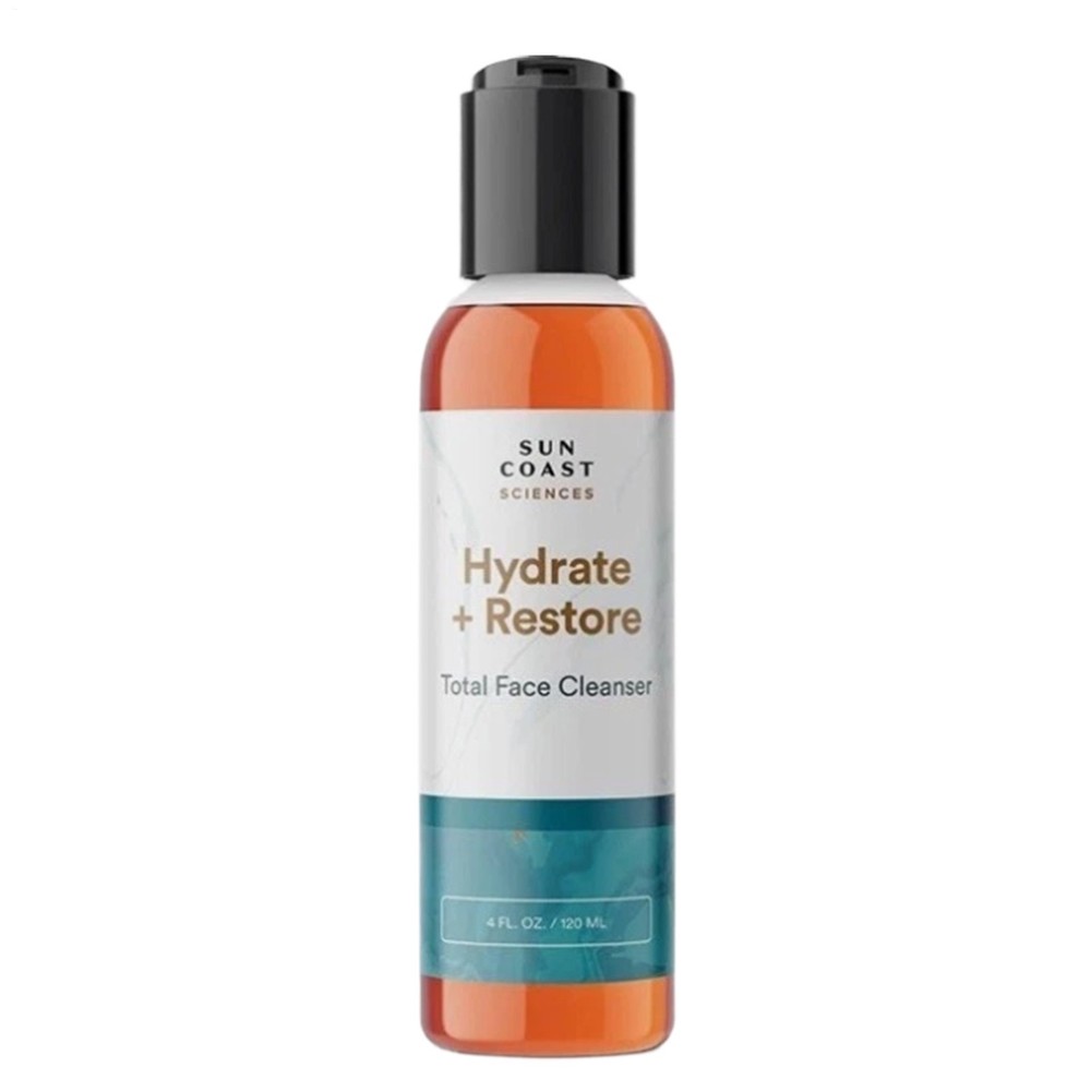 1-3Pack Sun Coast Sciences New Hydrate + Restore Total Face Cleanser 120ml