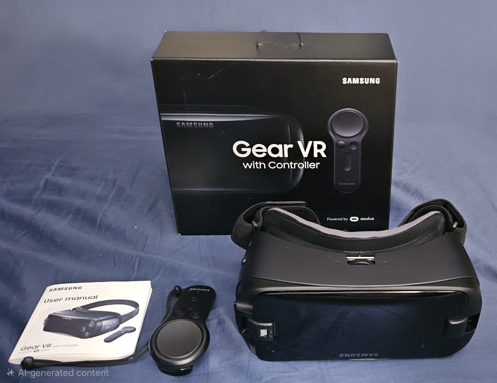 Samsung Gear VR with Controller Black Smartphone VR Headset