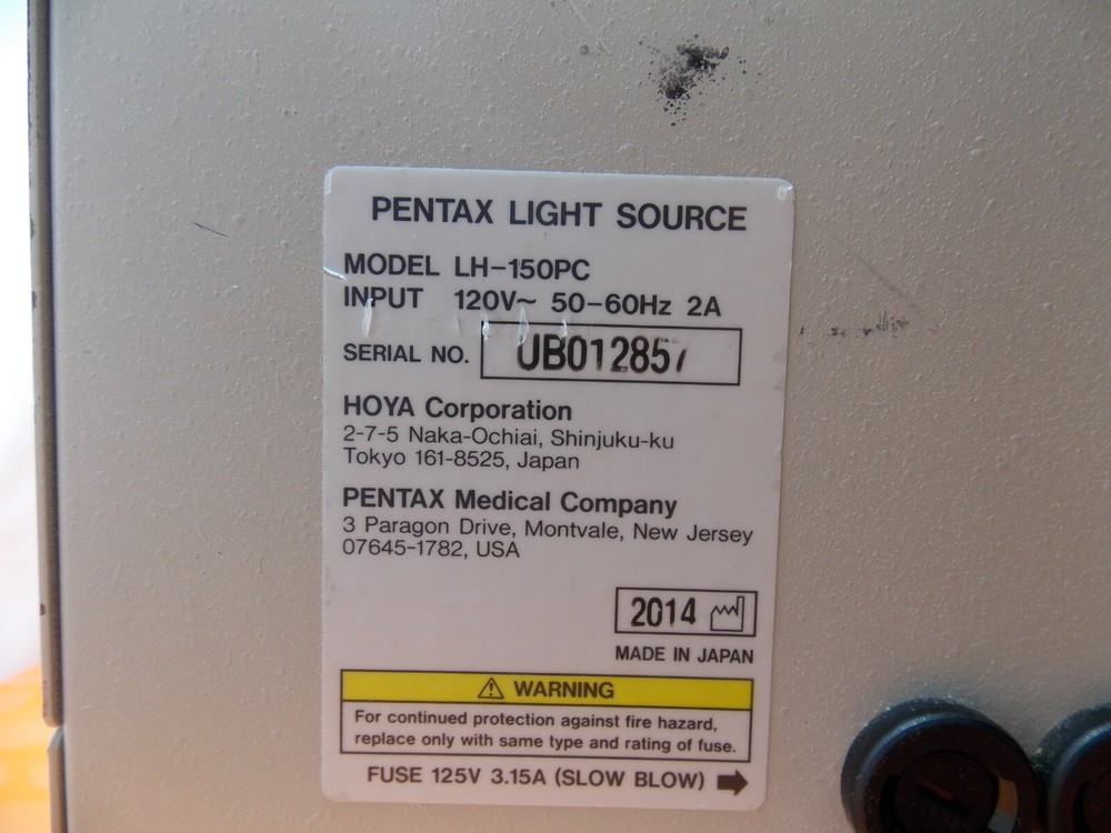 Pentax LH-150PC Light Source With Integrated Air Pump (LAM-2769)