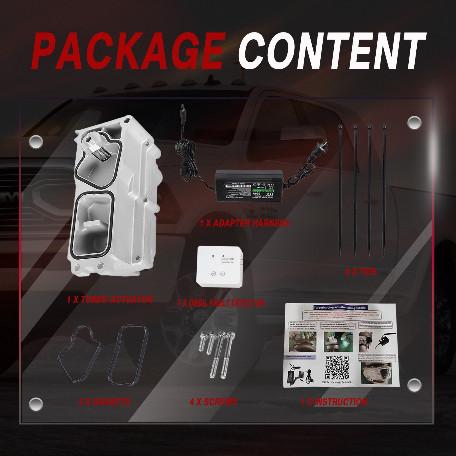 Turbo Actuator Fits 13-2018 Ram 2500 3500 Cummins 6.7L Diesel HE300VG 68445522AA