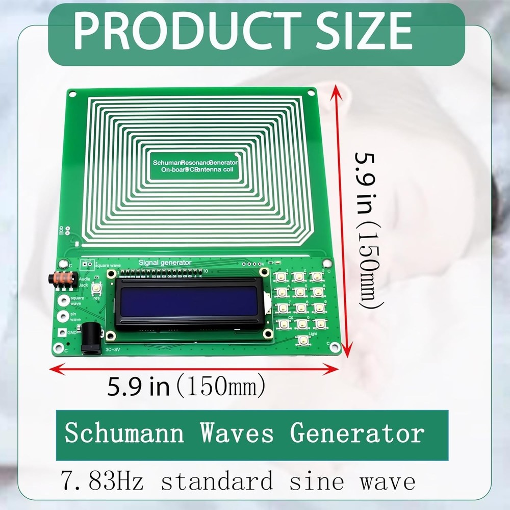 Schumann Wave Resonance Generator 7.83Hz: Versatile Pulse and Frequency Control