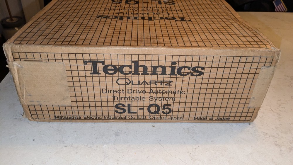 Technics SL-Q5 Linear Tracking Turntable W/Power Cord Power Tested & Table Turns