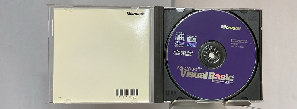 Microsoft Visual Basic 5.0 Enterprise Edition with CD Key ( Windows NT / 95 )