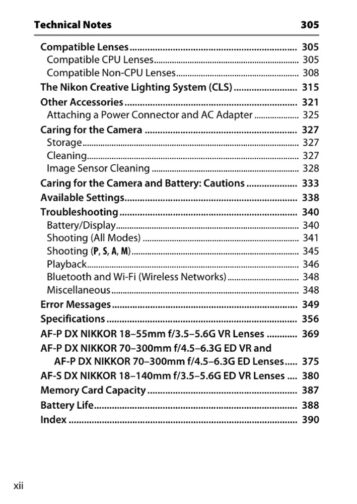 Nikon D5600 — User Reference Manual Guide — 422 Pages — Printed & Bound in USA