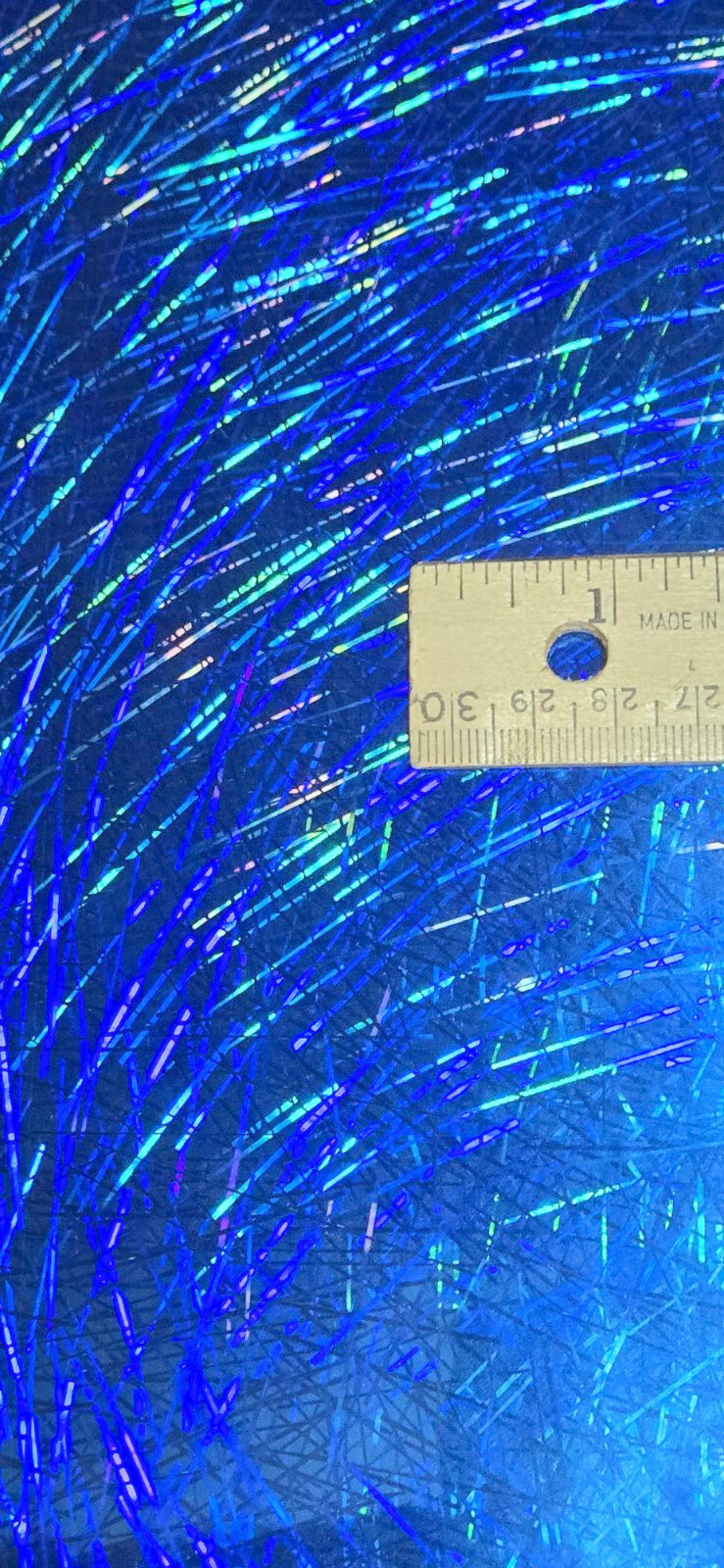 Holographic Fluorescent Blue Light Ray Sign Plotter Cutter Vinyl Roll