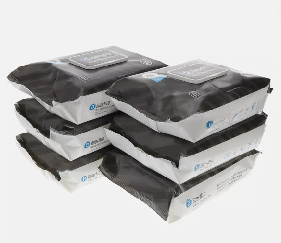 BodyMed Scent Free Disposable Incontinence Wipes (6-Pack / 48 per Pack) 3/31 EXP