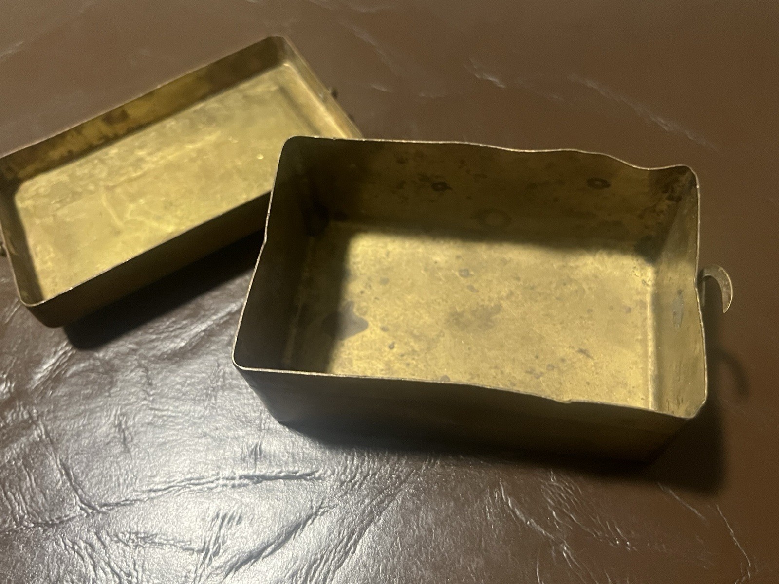 Japanese Military Brass Ammunition/Utility Box 3 Inches