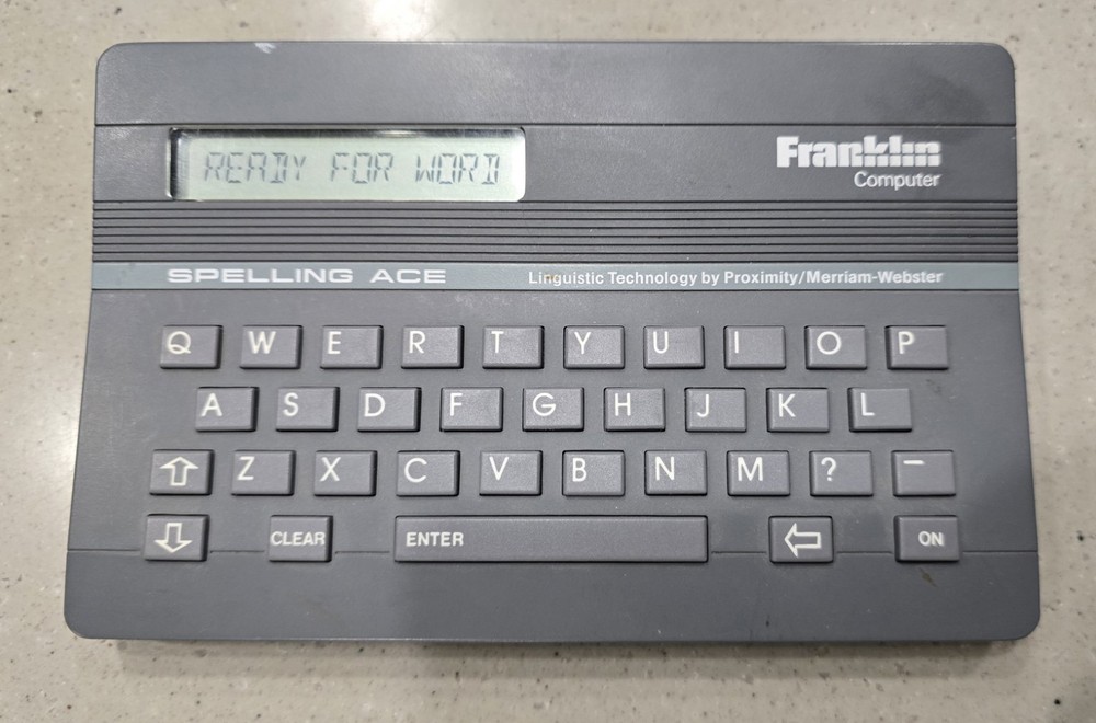 Vintage Franklin Computer Spelling Ace Model SA-98 Tested/Works