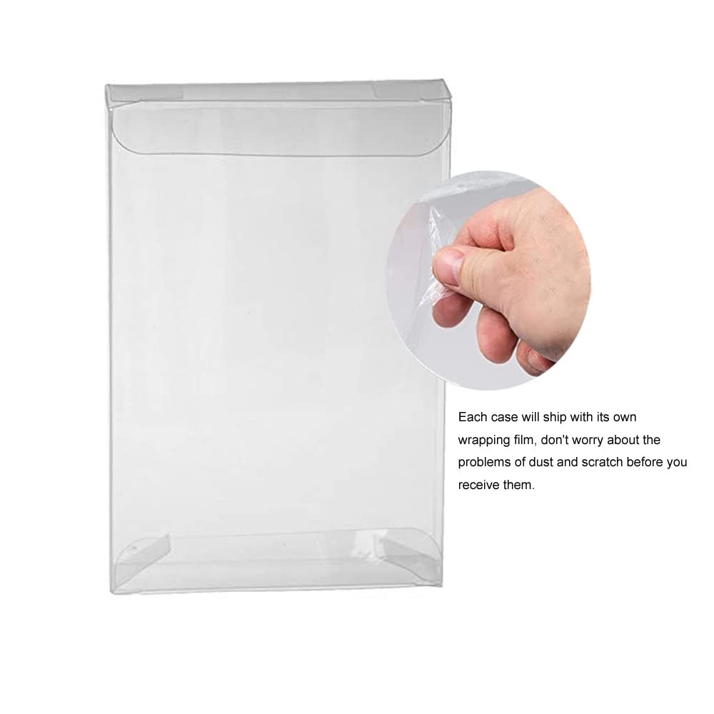 10PCS Clear Box Protector Case for 6in Retro Carded Action Figures Display