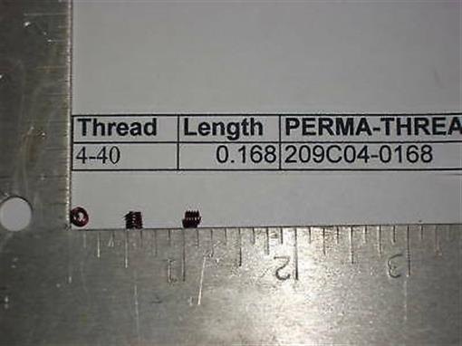20 NEW 4-40 X .168" Helicoil Locking Inserts Stainless