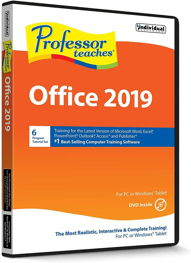 Professor Teaches Office 2019 PC NEW!