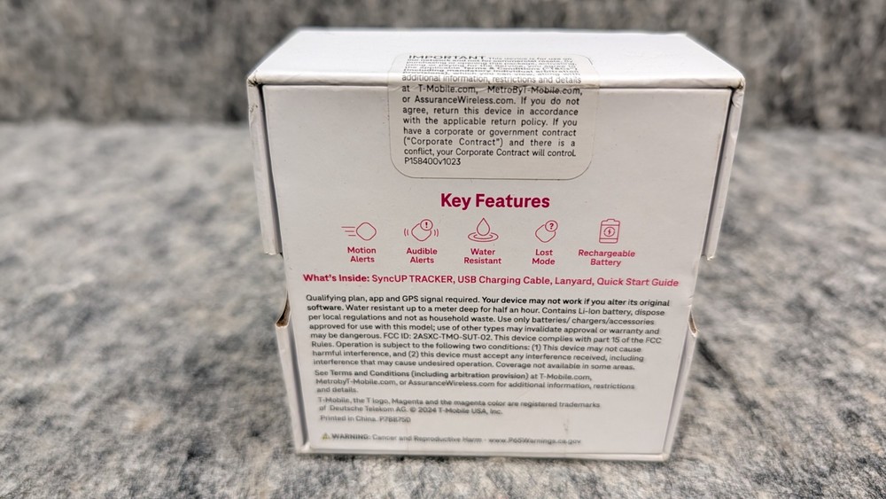 T-Mobile SyncUp Tracker 2nd Gen 64MB Blk Kit - 2024 🔥New🔥