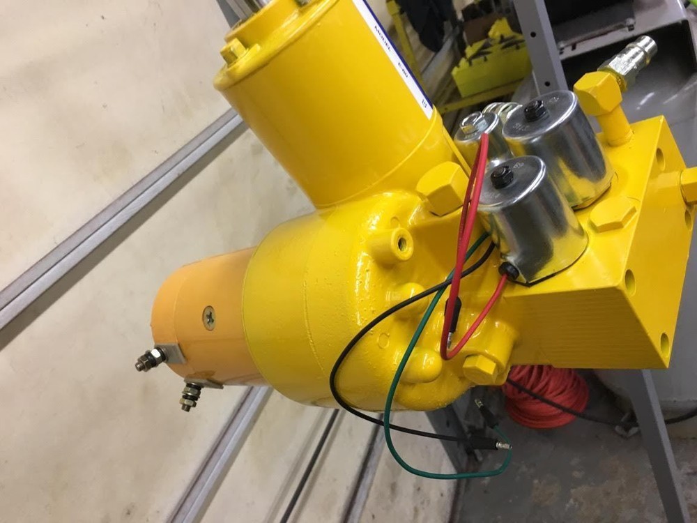 MEYER SNOW PLOW E47 E60 E-60 HYDRAULIC PLOW PUMP REBUILT Sand Blasted & Painted
