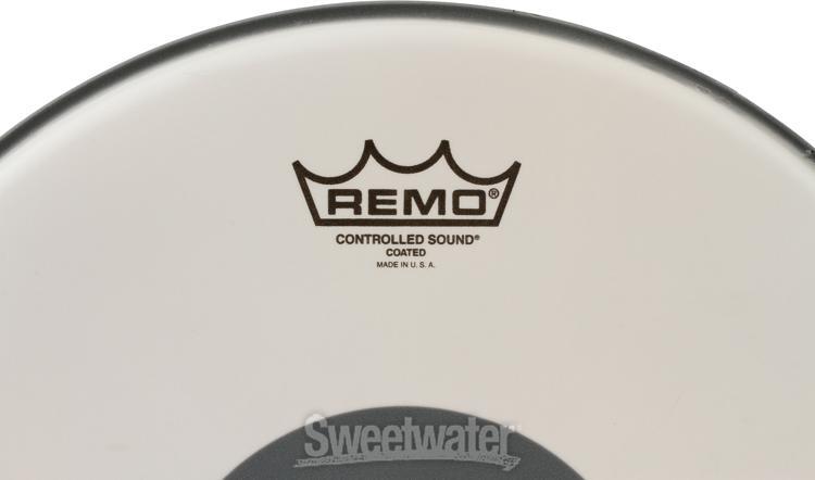 Remo Controlled Sound Coated Drumhead - 14" - with Black Dot