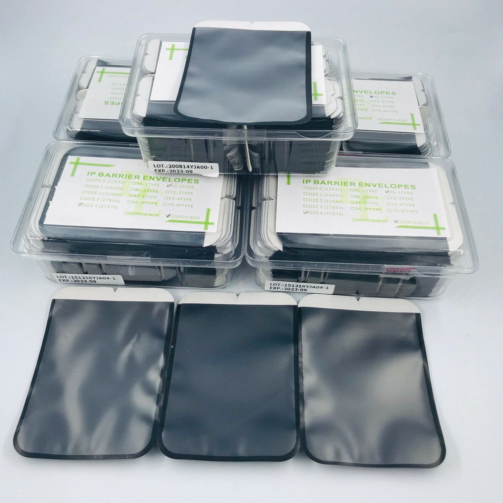 1000pcs Digital X ray Barrier Envelope Sleeves for Phosphor Plate Scan Size #4