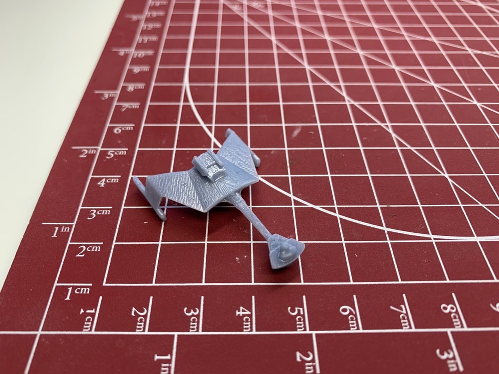 Klingon D7 class miniature