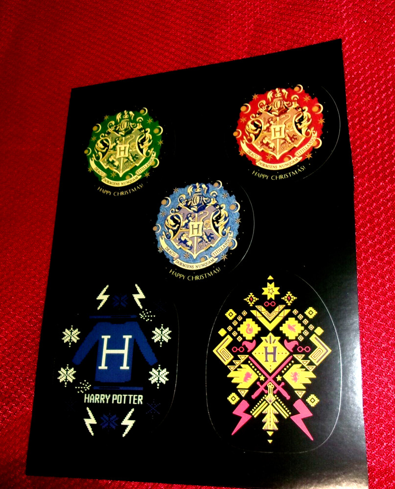 Harry Potter Sticker Sheet- Happy Christmas