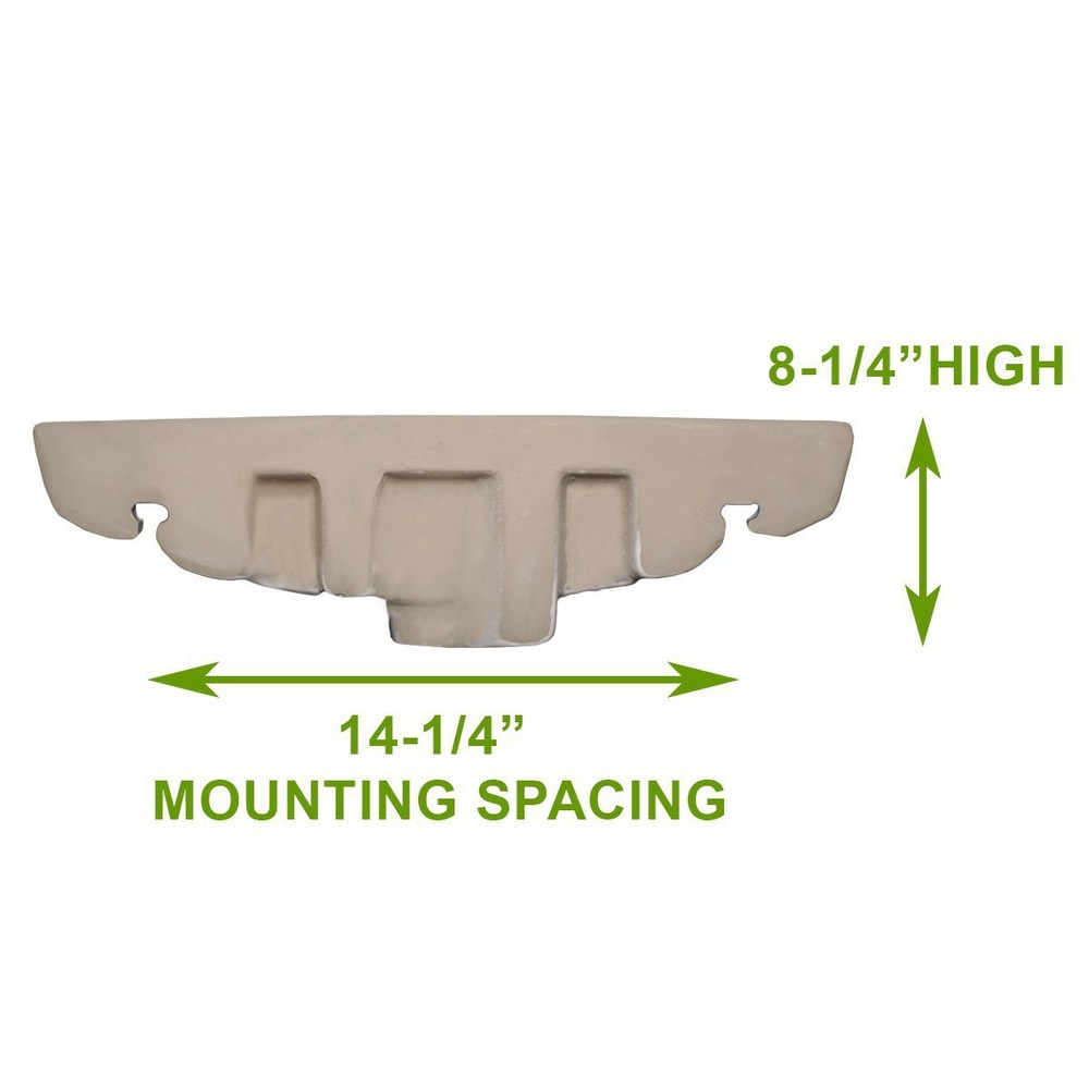 West Edgewood 20" Wall Mounted Bathroom Sink White with Overflow