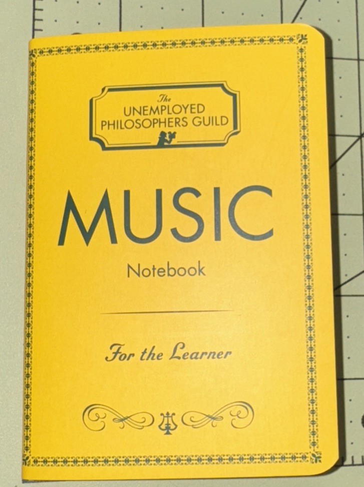 Music Notebook The Unemployed Philosophers Guild