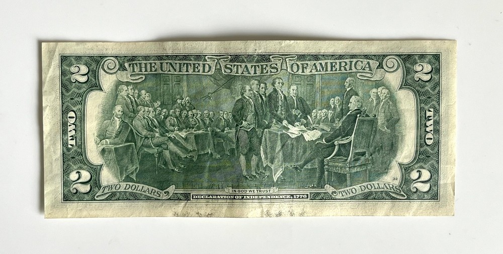 ⭐️SERIES 1976 $2 Two Dollar US STAR ⭐️ Notes Lightly Circulated - 2 NOTES!