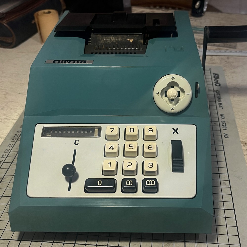 Vintage OLIVETTI ADDING MACHINE CASH REGISTER SUMMA PRIMA 20
