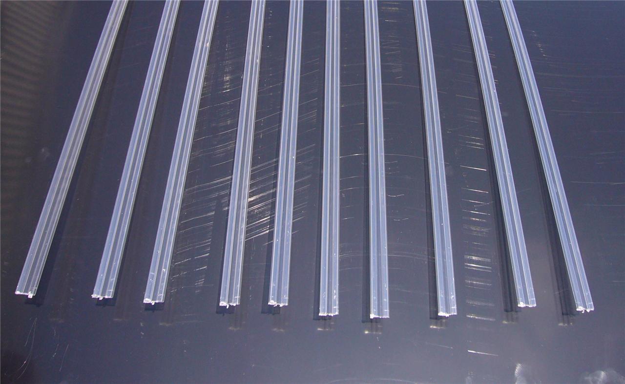 Sign Letter Track for flexible Plastic Letters 10 pc set