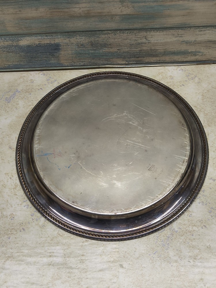 Castleton International Silver Company Round Platter #670