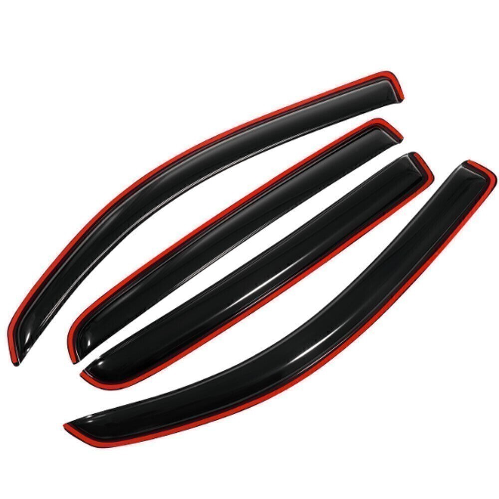 For 2016-2022 2023 Toyota Tacoma Crew Cab Window Vent Visor Rain Guards 4PCS