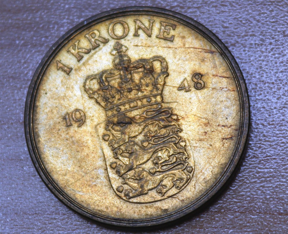 1948 Denmark 1 Krone