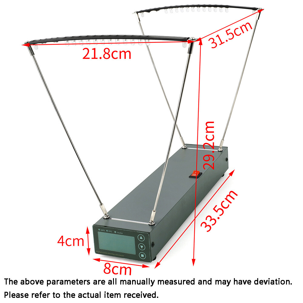 Precision Ballistic Chronograph Arrow Shooting Speed Tester Velocity Measurement