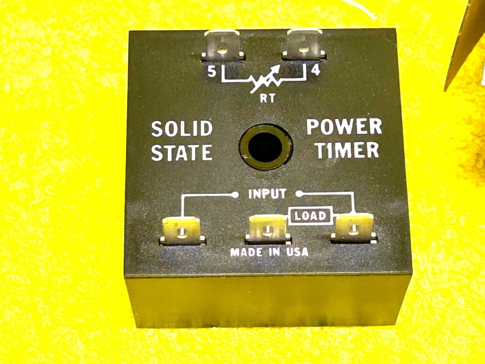 SSAC TH1A422 SOLID STATE TIMER RELAY 0.5 - 60 SEC. DELAY 120VAC 6 AMP 2196X