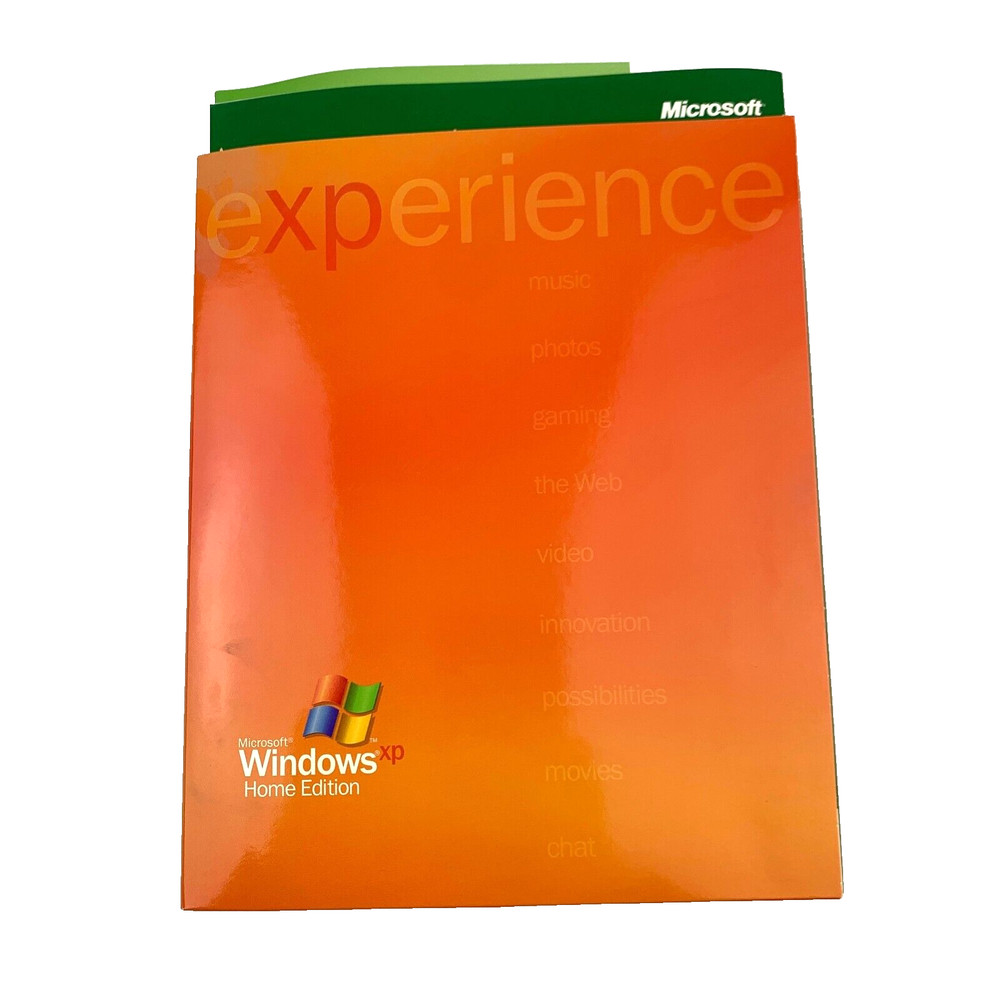 2002 Microsoft Windows XP Home Edition Upgrade X08-55007 Software