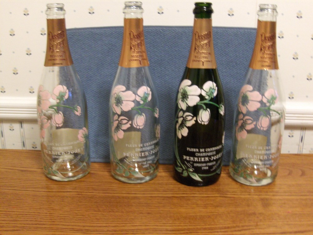 PERRIER JOUET CHAMPAGNE BOTTLES