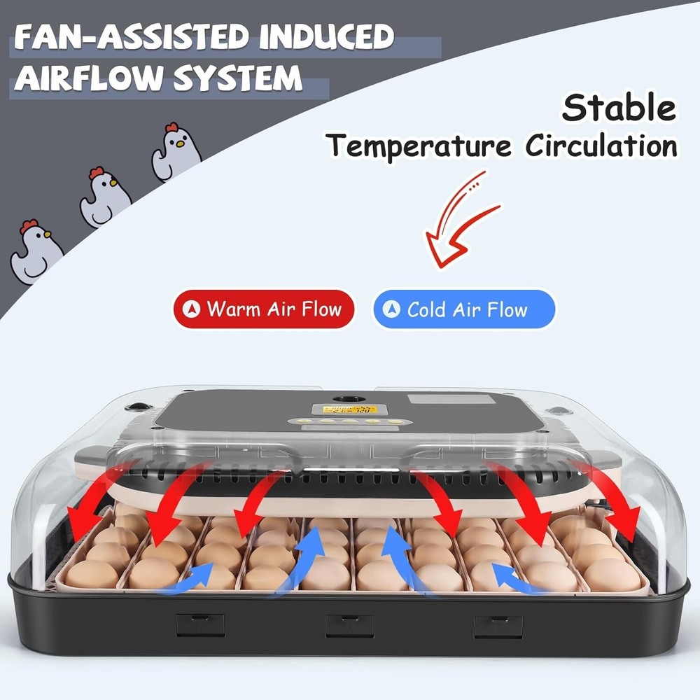 70 Egg Incubators for Hatching Eggs with Automatic Egg Turning and Egg Candler#
